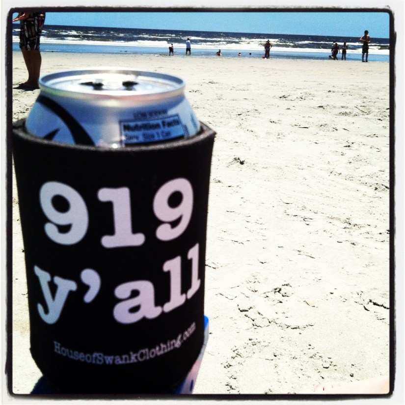 I kept it classy on the first day with a Diet Coke in my House of Swank koozie. 